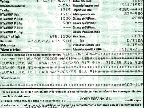 Master brake FORD C-MAX II (DXA/CB7, DXA/CEU) 1.6 TDCi | BP9201316M77  - Image 15