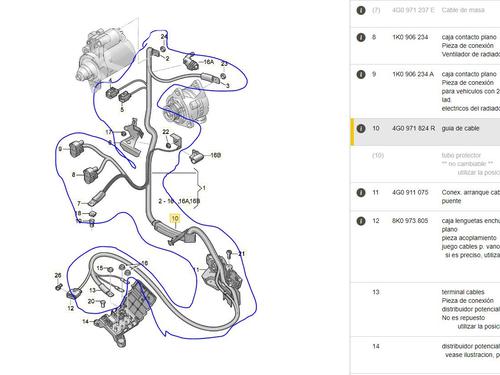Cable AUDI A6 C7 Avant (4G5, 4GD) 3.0 TDI | BP19255451E12 