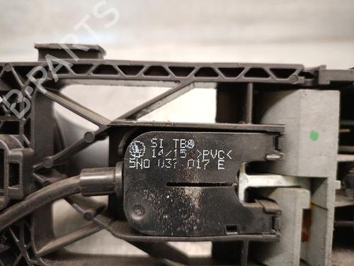 Front right exterior door handle VW GOLF VII (5G1, BQ1, BE1, BE2) 1.4 TSI | BP19657455C129 