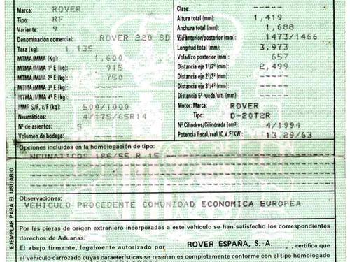 Used Left front door Left front door ROVER 200 II Hatchback (RF) [1995-2000] 7633115 7633115