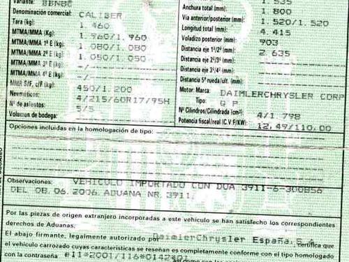 Left sun visor DODGE CALIBER 1.8 | BP3454679I1  - Image 9