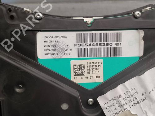 Instrument cluster PEUGEOT 307 SW (3H) 1.6 HDI 90 | BP17497685C47 
