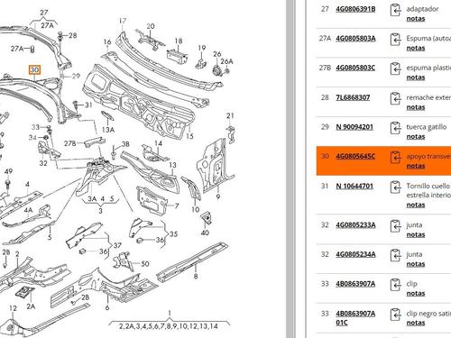 Crossmember AUDI A6 Allroad C7 (4GH, 4GJ) 3.0 TDI quattro | BP17872698C162 