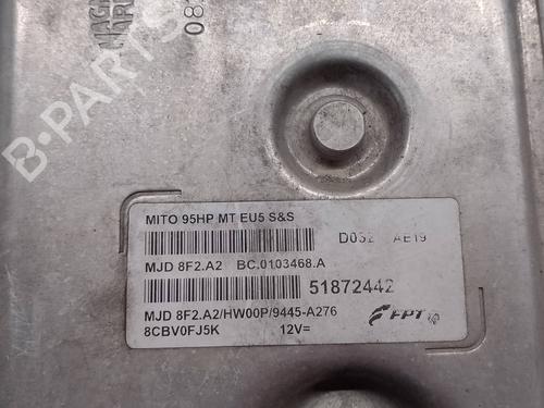 Engine control unit (ECU) ALFA ROMEO MITO (955_) 1.3 MultiJet (955AXP1A, 955AYC1A) | BP17456372M57 