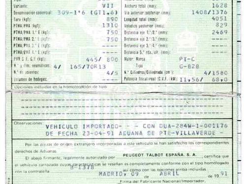 Rear left lock PEUGEOT 309 II (3C, 3A) 1.6 | BP8006809C100  - Image 10