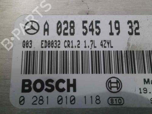 Engine control unit (ECU) MERCEDES-BENZ A-CLASS (W168) A 170 CDI (168.008) | BP2073385M57 