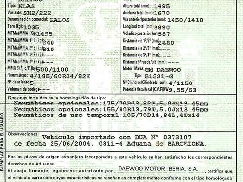 Elektronisk sensor DAEWOO KALOS (KLAS) 1.2 | BP8293882M84 