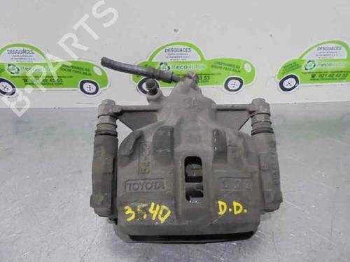 Used Right front brake caliper TOYOTA COROLLA Compact (_E11_) 1.4 (ZZE111_, ZZE111R) (97 hp) 11620088