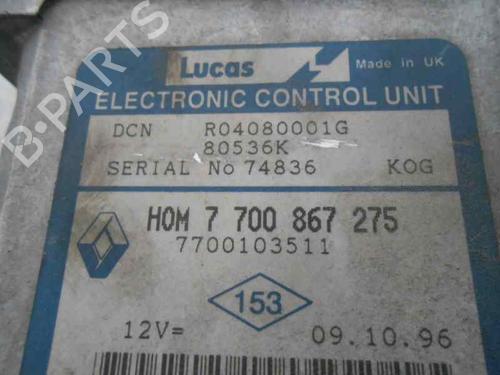 Engine control unit (ECU) RENAULT MEGANE I Classic (LA0/1_) 1.9 TDI | BP2055437M57 