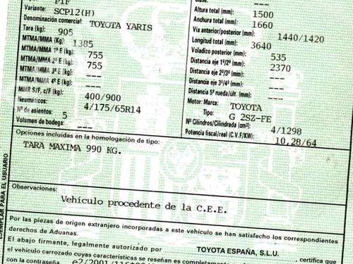 Front left interior door handle TOYOTA YARIS (_P1_) 1.3 (SCP12_, SCP13_, SCP12R, SCP13R) | BP7066220I13  - Image 9