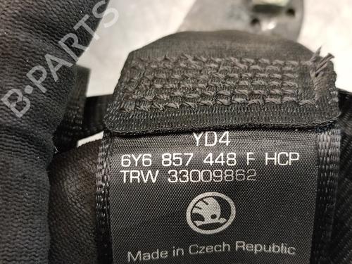 Rear right seatbelt SKODA FABIA I (6Y2) 1.9 SDI | BP18060942I28 