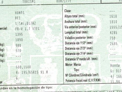 Gearbox HONDA FR-V (BE) 1.7 (BE1) | BP10550307M3 