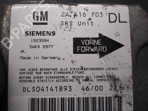 ECU airbags OPEL ASTRA G Saloon (T98) 1.4 16V (F69) | BP18074758M53 