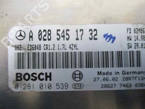 Engine control unit (ECU) MERCEDES-BENZ VANEO (414) 1.7 CDI (414.700) | BP5115063M57 