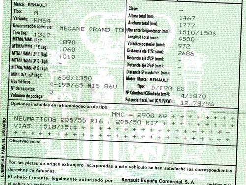 Brake master cylinder RENAULT MEGANE II Estate (KM0/1_) 1.9 dCi | BP2844238M77 