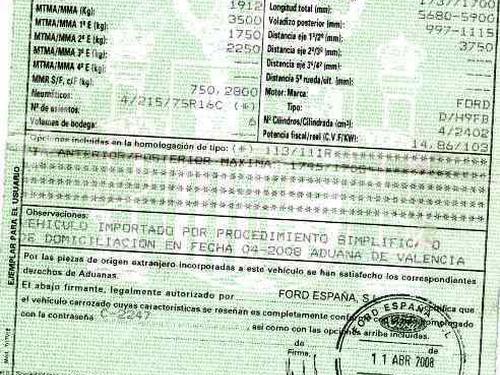 Used Parts FORD TRANSIT Van (FA_ _)  2.4 TDCi 4x4  222665