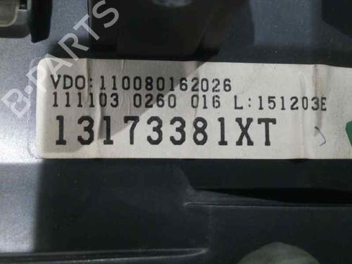 Instrument cluster OPEL MERIVA A MPV (X03) 1.7 CDTI (E75) | BP2081122C47 