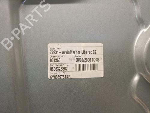 Rear left window mechanism SKODA FABIA I (6Y2) 1.4 TDI | BP19536867C24 