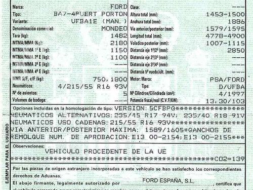 FORD MONDEO IV Saloon (BA7)  2.0 TDCi  178730