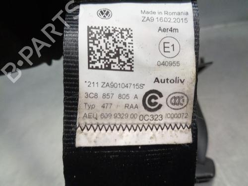Rear left seatbelt VW CC B7 (358) 2.0 TDI | BP18346365I29 