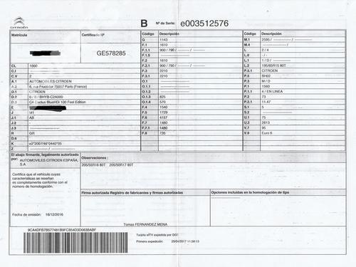Right sun visor CITROËN C4 CACTUS 1.6 BlueHDi 100 | BP8924455I2  - Image 5