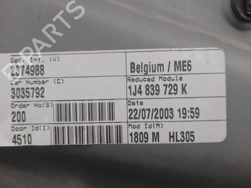 Rear left window mechanism VW GOLF IV (1J1) 1.9 TDI | BP17872722C24 