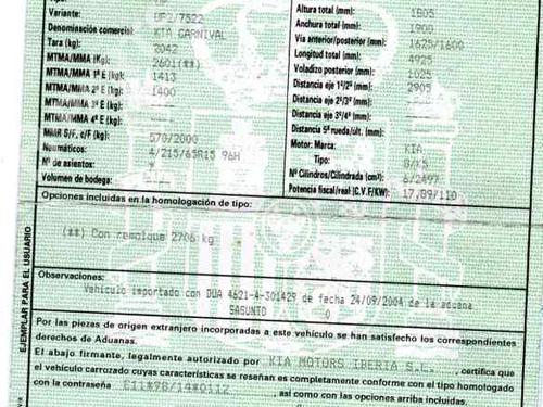 KIA CARNIVAL II (GQ)  2.5 V6  660562