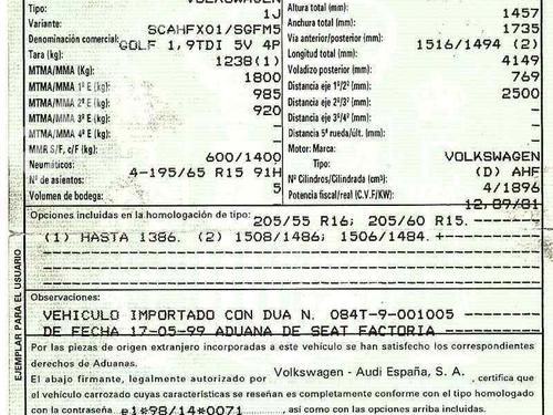 Rear left exterior door handle VW GOLF IV (1J1) 1.9 TDI | BP2081582C130  - Image 5