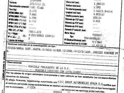 Used Parts FIAT SCUDO Bus (270_, 272_)  1.6 D Multijet  647270