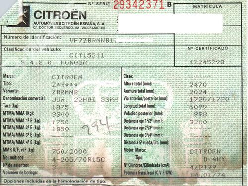 Front left interior door handle CITROËN JUMPER I Van (244) 2.2 HDi | BP9762076I13  - Image 10