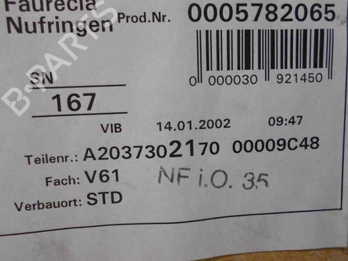 Rear left panel MERCEDES-BENZ C-CLASS (W203) C 200 Kompressor (203.045) | BP2290451C60 