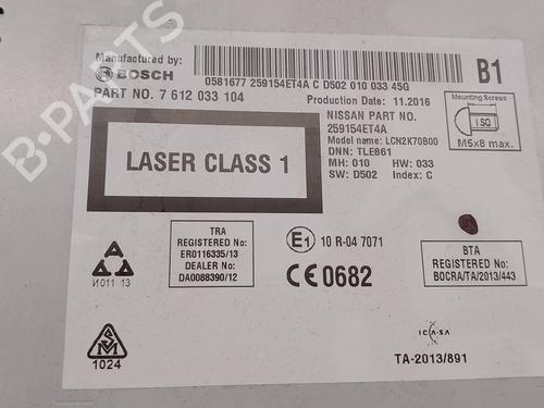 Display monitor NISSAN QASHQAI II SUV (J11, J11_) 1.2 DIG-T | BP18716441C48 