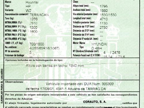 Oil sump HYUNDAI TERRACAN (HP) 2.5 TD | BP20261499M115 