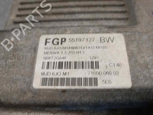 Engine control unit (ECU) OPEL MERIVA A MPV (X03) 1.3 CDTI (E75) | BP18153200M57 
