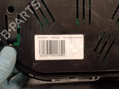 Instrument cluster RENAULT MEGANE III Hatchback (BZ0/1_, B3_) 1.2 TCe (BZ2B, BZ11) | BP17897304C47 