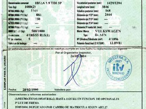 Rear left interior door handle SEAT IBIZA II (6K1) 1.9 TDI | BP4872903I15  - Image 6