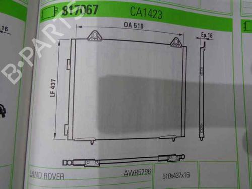 AC radiator LAND ROVER FREELANDER I (L314) 2.0 DI 4x4 | BP2113932M32 