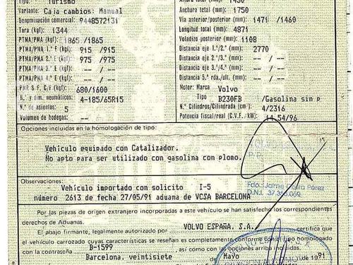 Used Parts VOLVO 940 II (944)  2.3 ti  203261