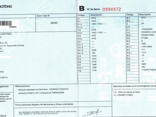 Venstre bak elrute bryter SSANGYONG RODIUS I  | BP10674193I29 