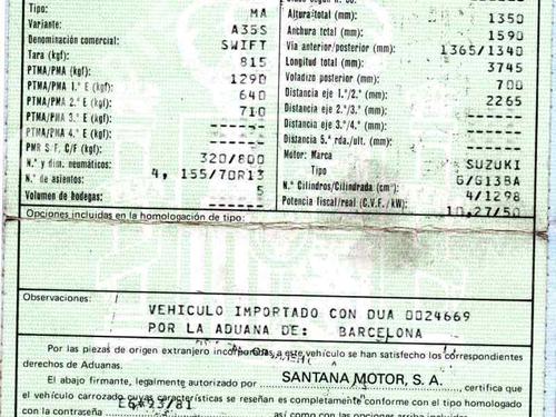 Used Parts SUZUKI SWIFT II Saloon (AH, AJ)  1.3 (SF413, AH35, MA)  647422