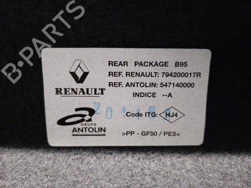 Rear parcel shelf RENAULT MEGANE III Hatchback (BZ0/1_, B3_) 1.2 TCe (BZ16, BZ28) | BP19131097C85 