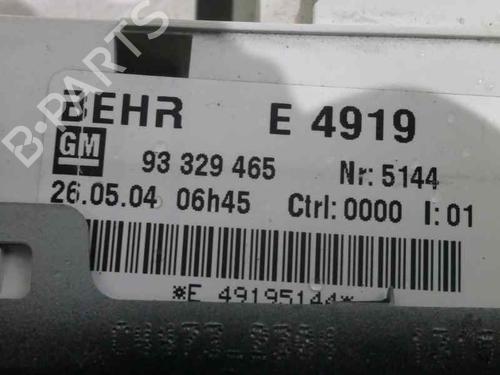 Climate control OPEL MERIVA A MPV (X03) 1.7 CDTI (E75) | BP2116643I5 