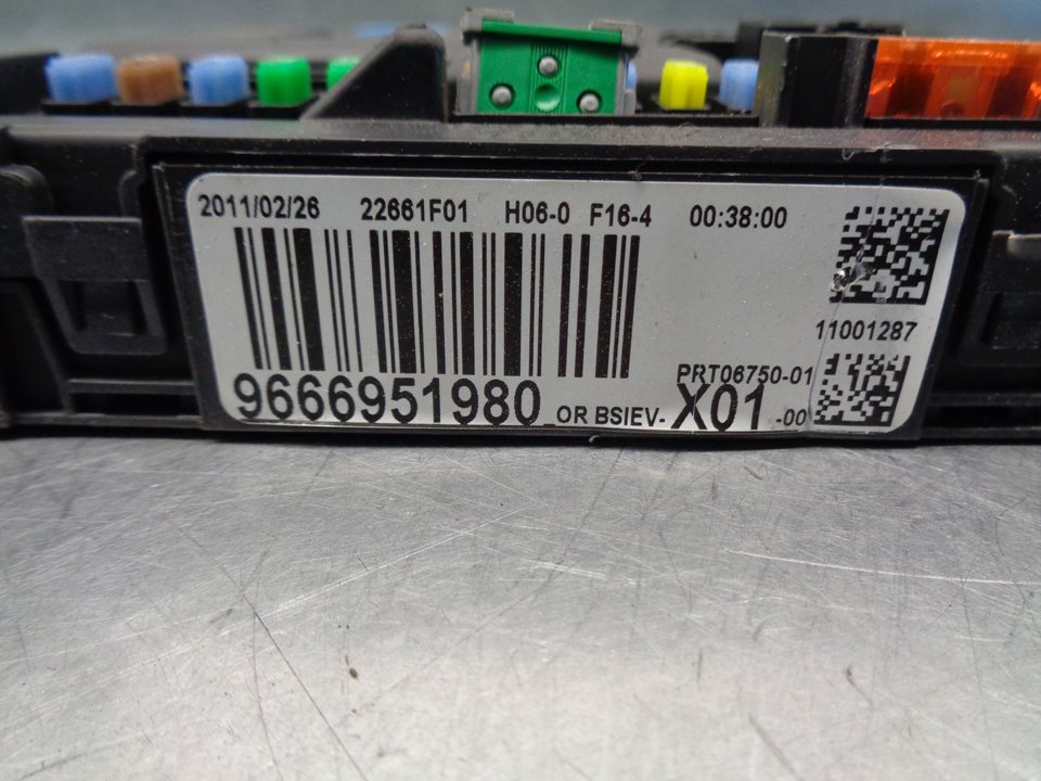 Fuse box PEUGEOT 207 (WA_, WC_) 1.6 HDi 8289061 BParts