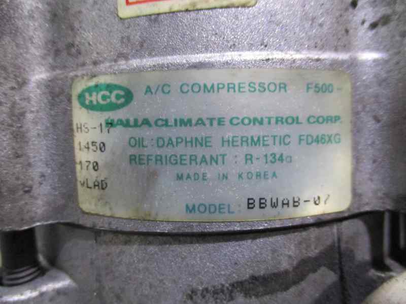 Ac Compressor Hyundai Sonata Iv Ef 2 0 16v Hs171450170vlad Bbwab07 Halla B Parts
