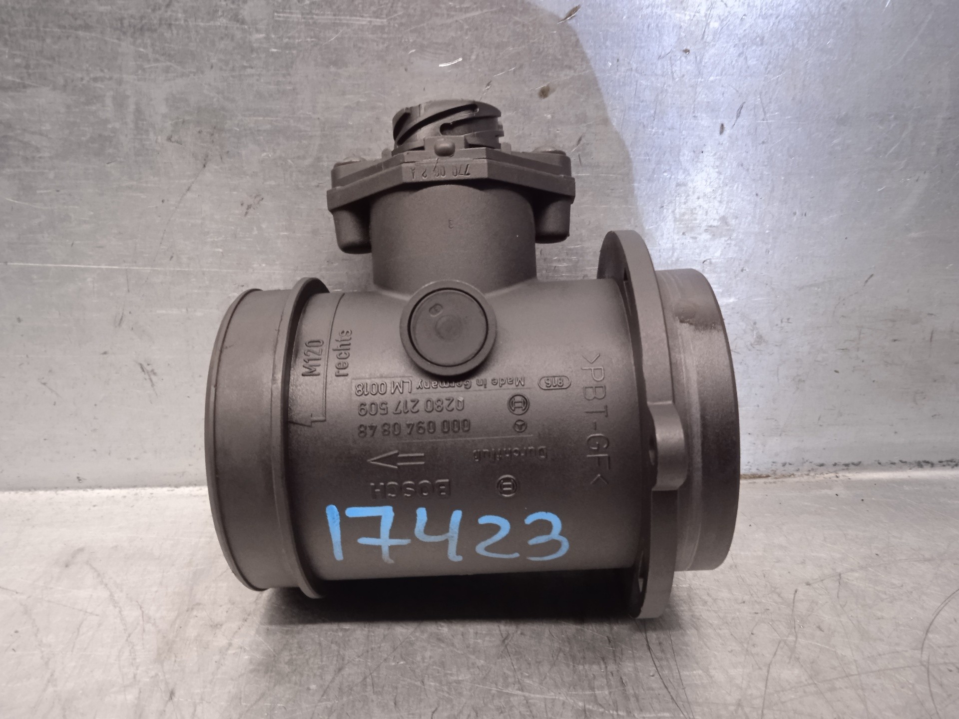 Mass air flow sensor MERCEDESBENZ ECLASS (W210) 12201234 BParts