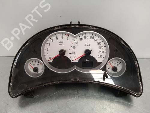 Used Instrument cluster OPEL CORSA C (X01) 1.2 Twinport (F08, F68) (80 hp) 2256207