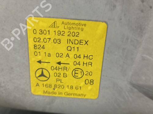 Right headlight MERCEDES-BENZ A-CLASS (W168) A 140 (168.031, 168.131) | BP9289810C29 