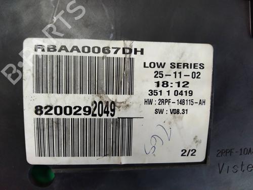 Instrument cluster RENAULT MEGANE II (BM0/1_, CM0/1_)  | BP2249925C47 