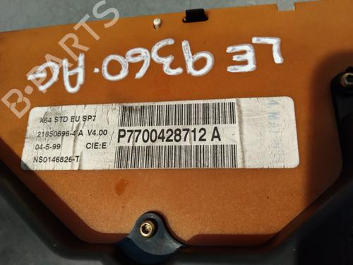 Instrument cluster RENAULT MEGANE I (BA0/1_) 1.9 D Eco (BA0A, BA0U, BA0R) | BP16261502C47 
