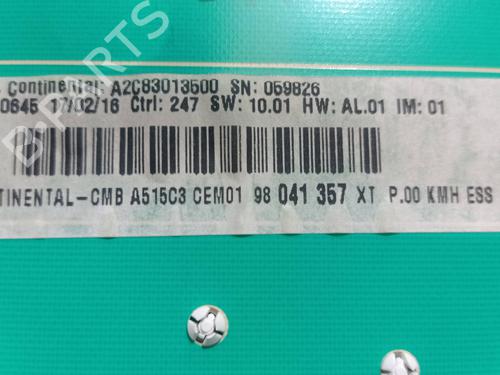 Instrument cluster DS DS 3 (SA_) | BP31014255C47